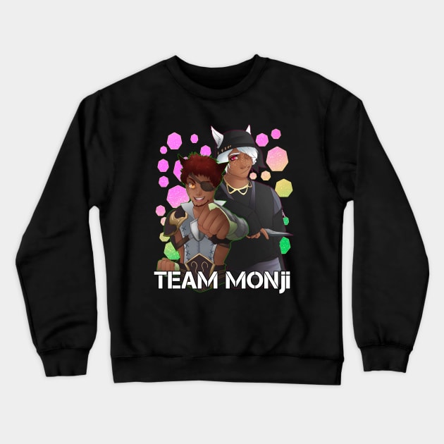 Team Monji Crewneck Sweatshirt by Bhryn